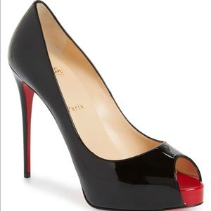 Authentic Christian Louboutin Privé Open Toe Pump | Gently Used